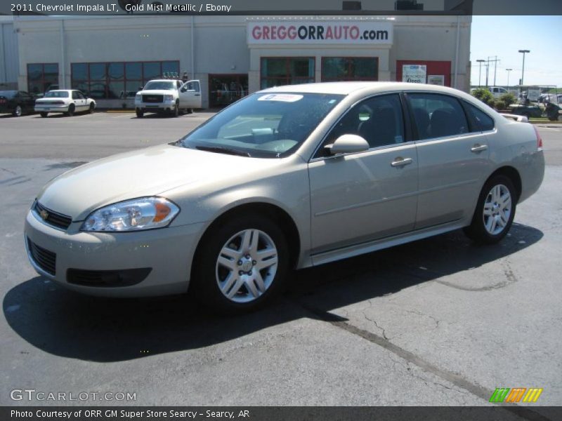 Gold Mist Metallic / Ebony 2011 Chevrolet Impala LT