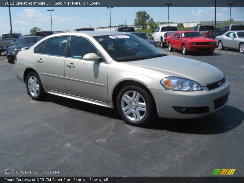 Gold Mist Metallic / Ebony 2011 Chevrolet Impala LT