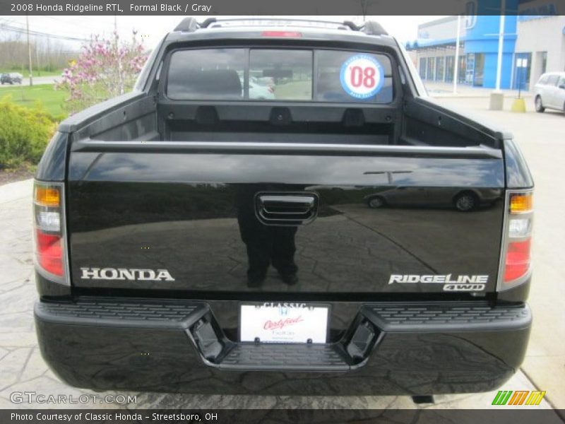 Formal Black / Gray 2008 Honda Ridgeline RTL