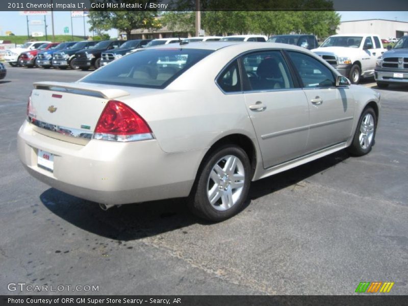 Gold Mist Metallic / Ebony 2011 Chevrolet Impala LT