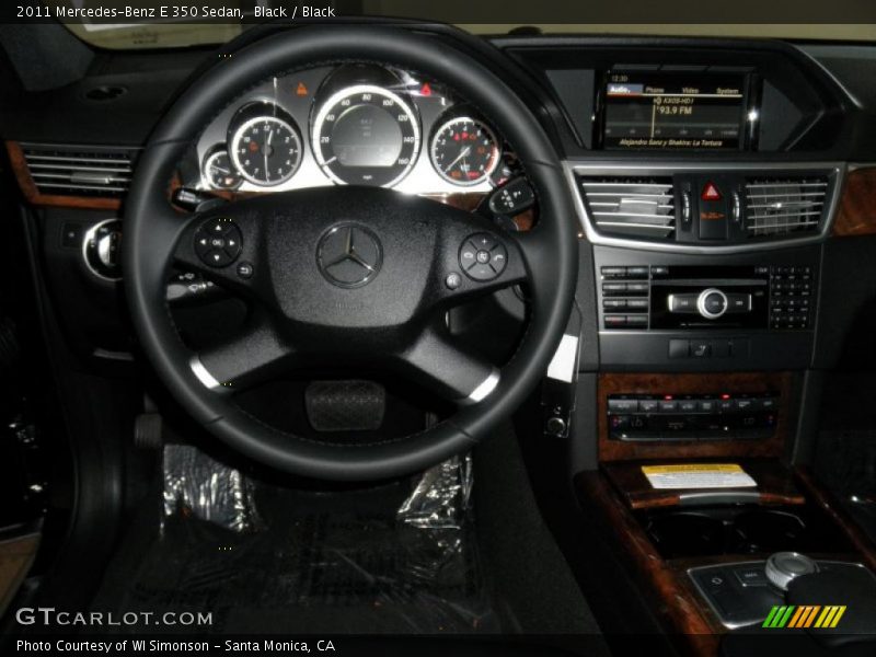 Black / Black 2011 Mercedes-Benz E 350 Sedan