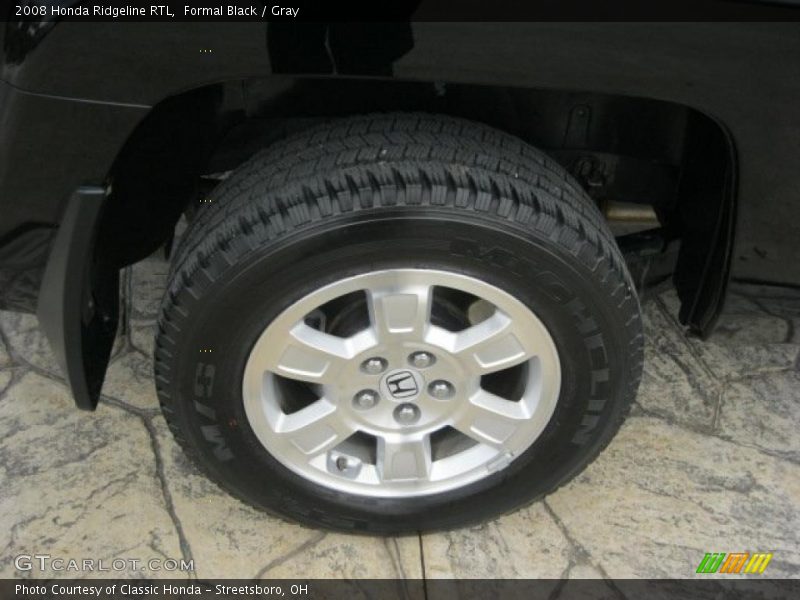 Formal Black / Gray 2008 Honda Ridgeline RTL