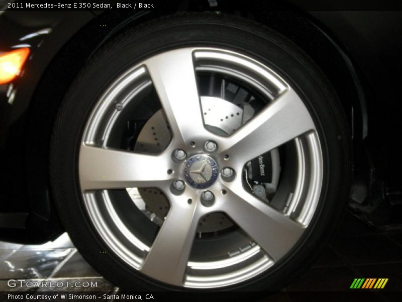 Black / Black 2011 Mercedes-Benz E 350 Sedan