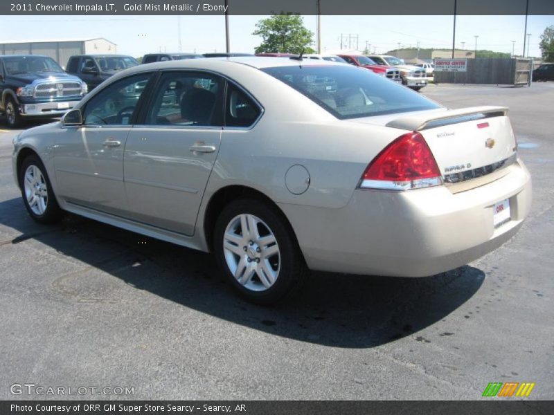 Gold Mist Metallic / Ebony 2011 Chevrolet Impala LT