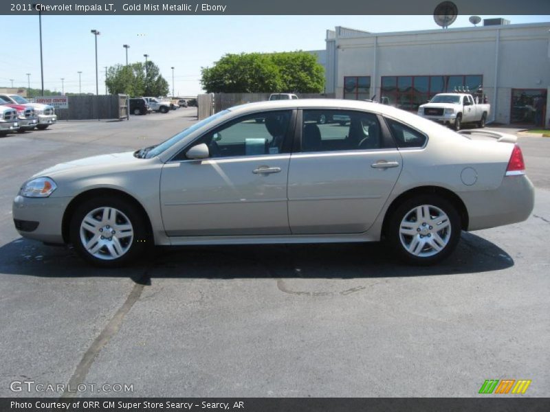 Gold Mist Metallic / Ebony 2011 Chevrolet Impala LT