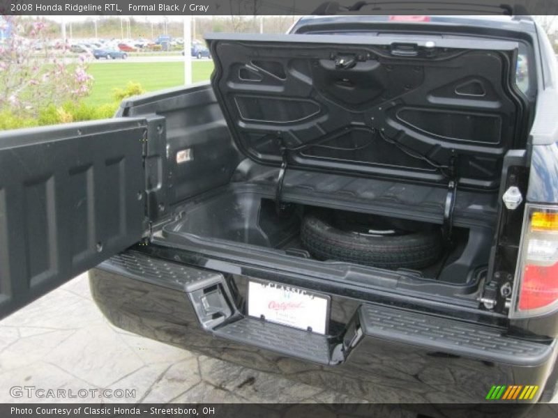 Formal Black / Gray 2008 Honda Ridgeline RTL