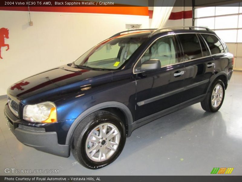 Black Sapphire Metallic / Graphite 2004 Volvo XC90 T6 AWD