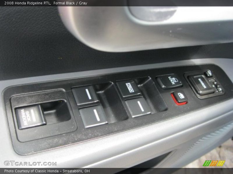 Formal Black / Gray 2008 Honda Ridgeline RTL