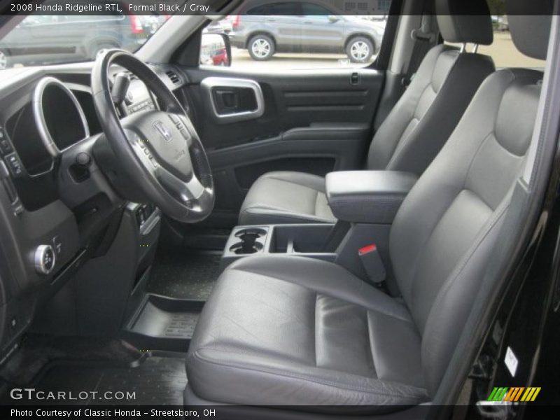 Formal Black / Gray 2008 Honda Ridgeline RTL