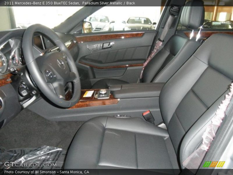  2011 E 350 BlueTEC Sedan Black Interior