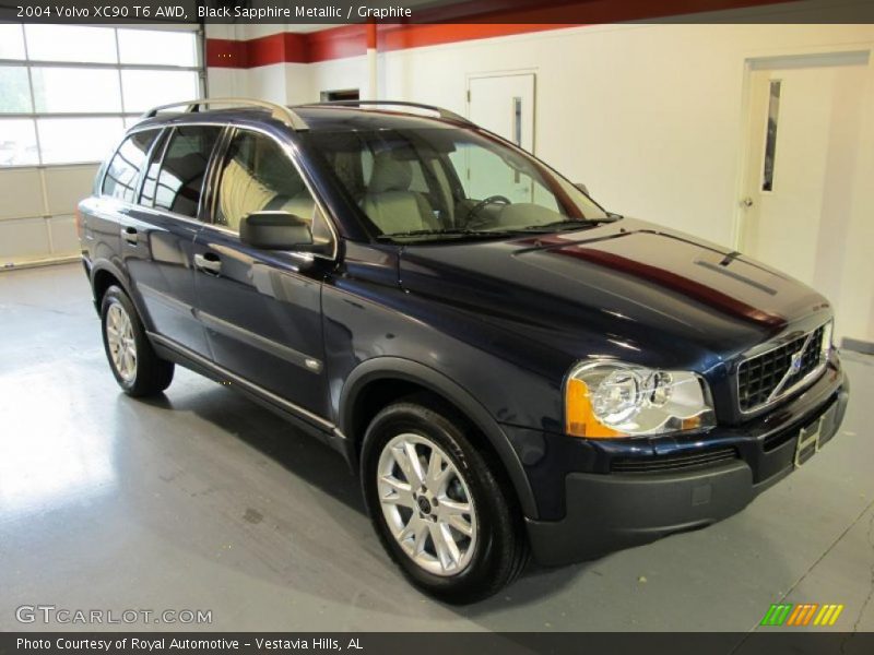 Black Sapphire Metallic / Graphite 2004 Volvo XC90 T6 AWD