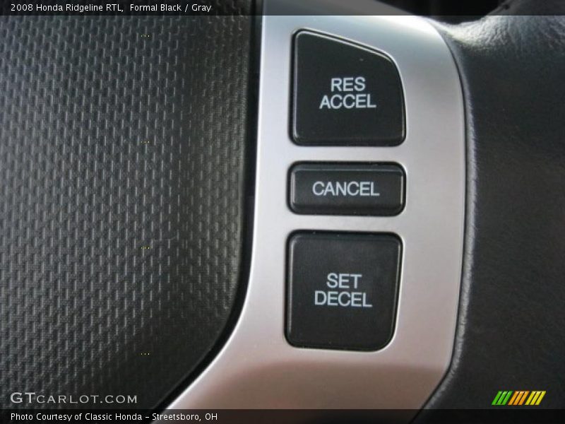 Formal Black / Gray 2008 Honda Ridgeline RTL