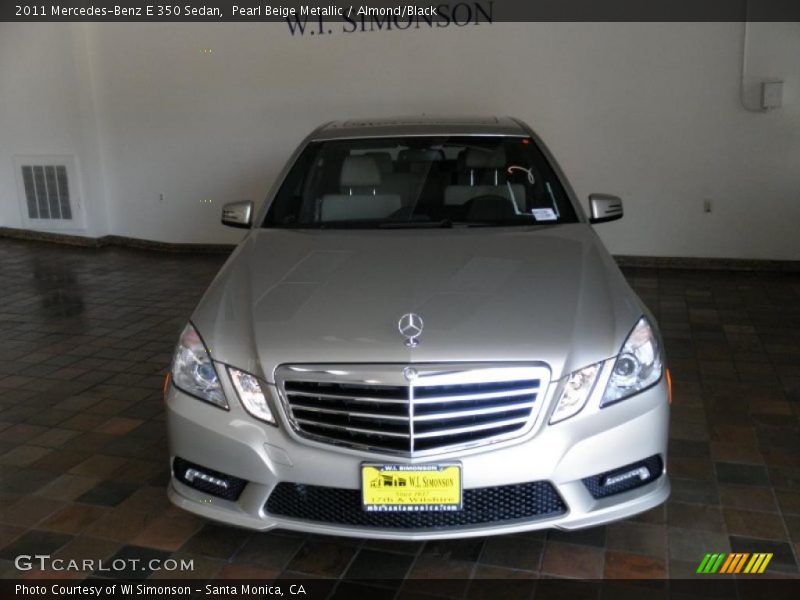 Pearl Beige Metallic / Almond/Black 2011 Mercedes-Benz E 350 Sedan