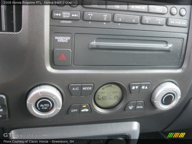 Formal Black / Gray 2008 Honda Ridgeline RTL