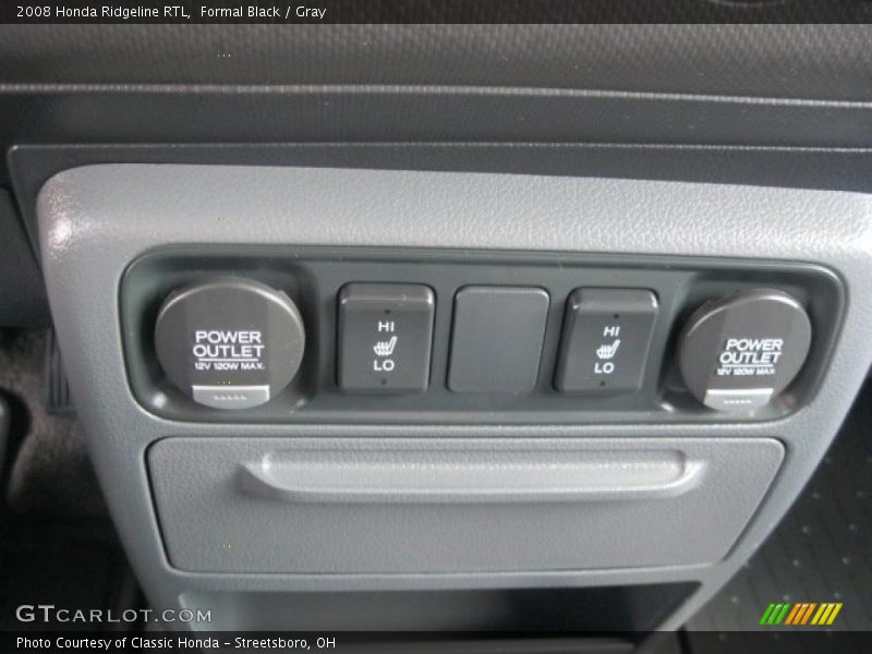 Formal Black / Gray 2008 Honda Ridgeline RTL