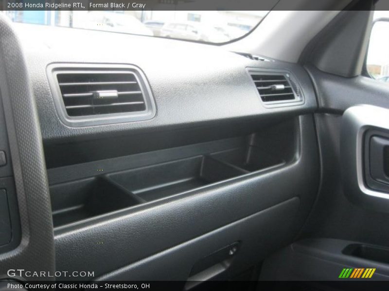 Formal Black / Gray 2008 Honda Ridgeline RTL