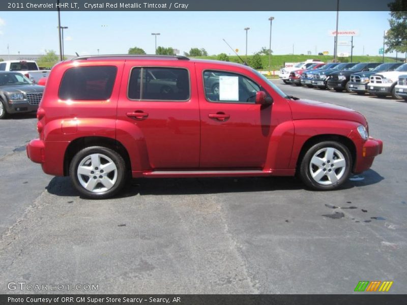 Crystal Red Metallic Tintcoat / Gray 2011 Chevrolet HHR LT
