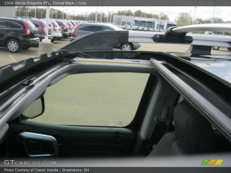 Formal Black / Gray 2008 Honda Ridgeline RTL