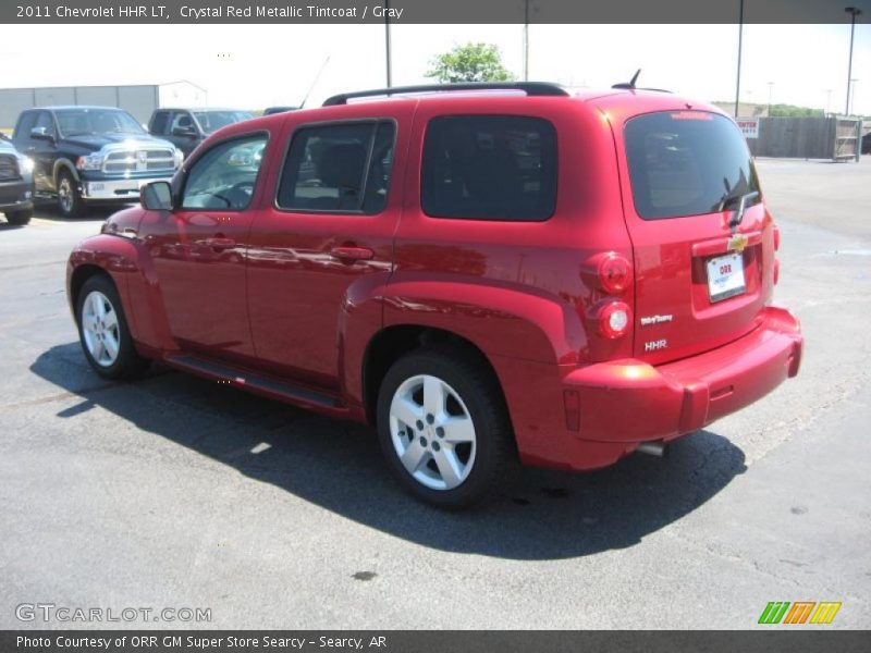 Crystal Red Metallic Tintcoat / Gray 2011 Chevrolet HHR LT