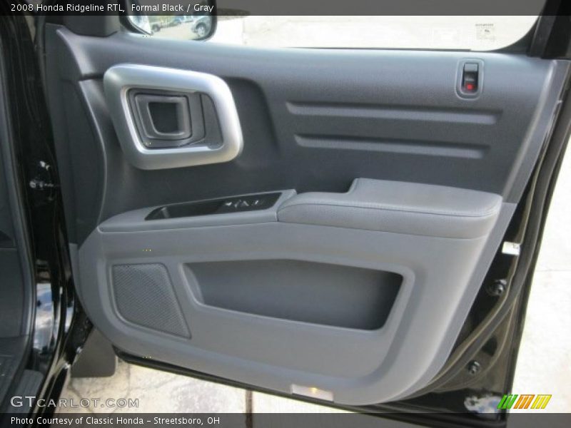 Formal Black / Gray 2008 Honda Ridgeline RTL