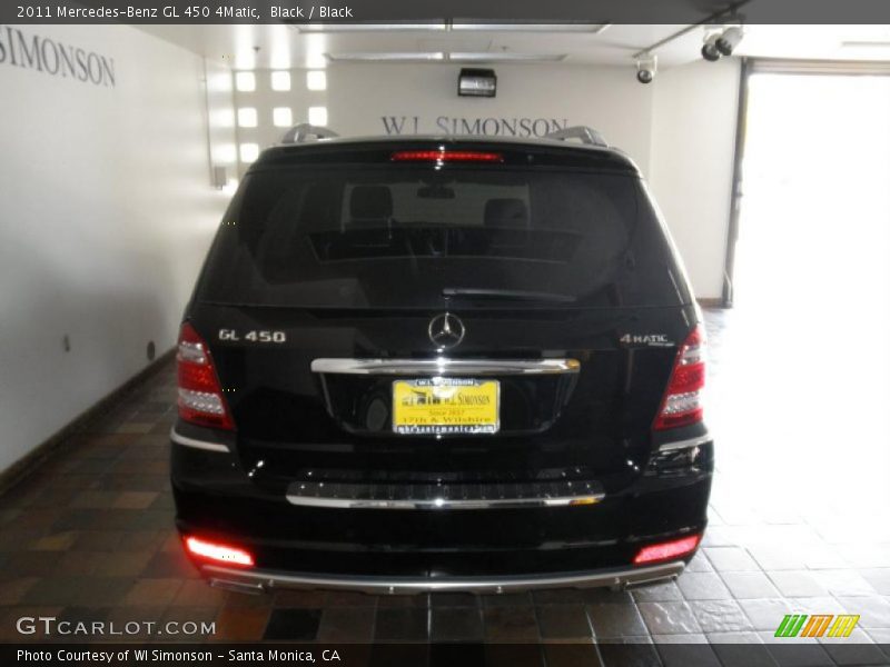 Black / Black 2011 Mercedes-Benz GL 450 4Matic