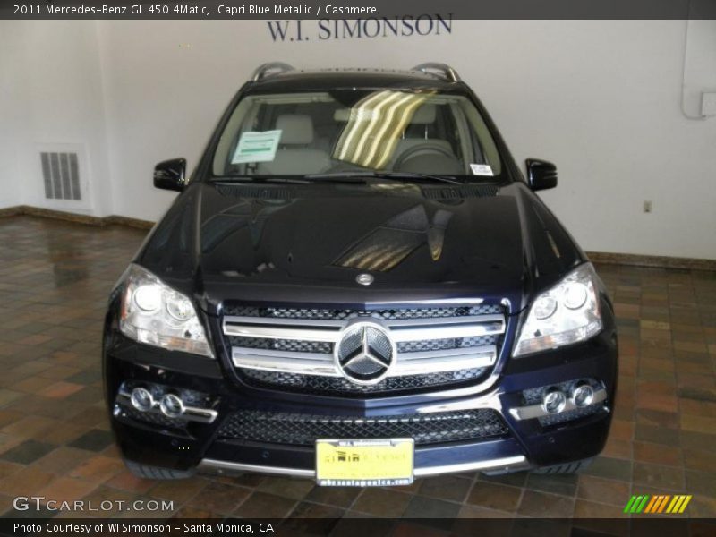 Capri Blue Metallic / Cashmere 2011 Mercedes-Benz GL 450 4Matic
