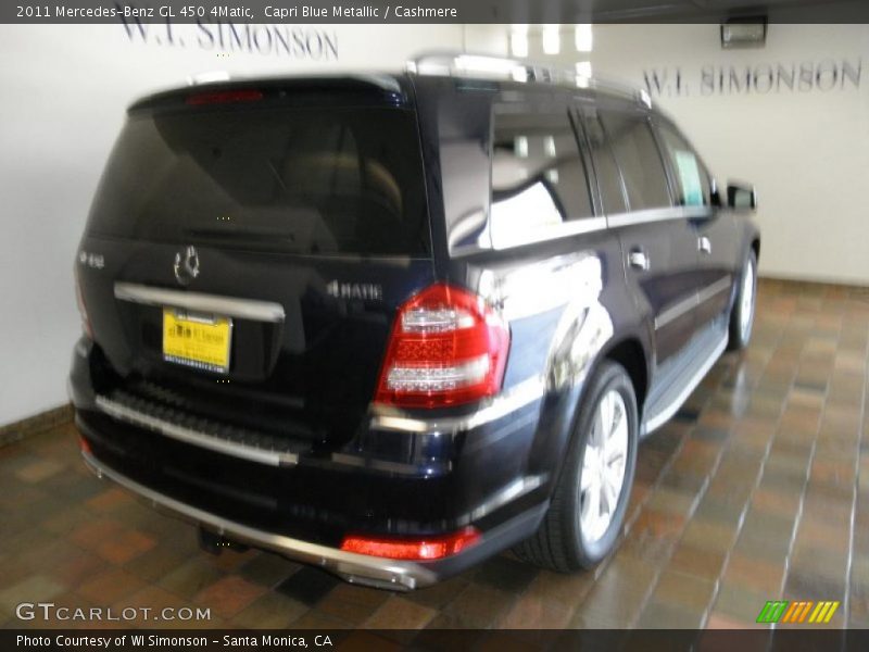 Capri Blue Metallic / Cashmere 2011 Mercedes-Benz GL 450 4Matic