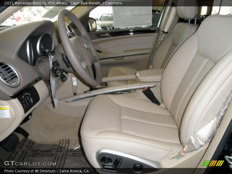 Capri Blue Metallic / Cashmere 2011 Mercedes-Benz GL 450 4Matic
