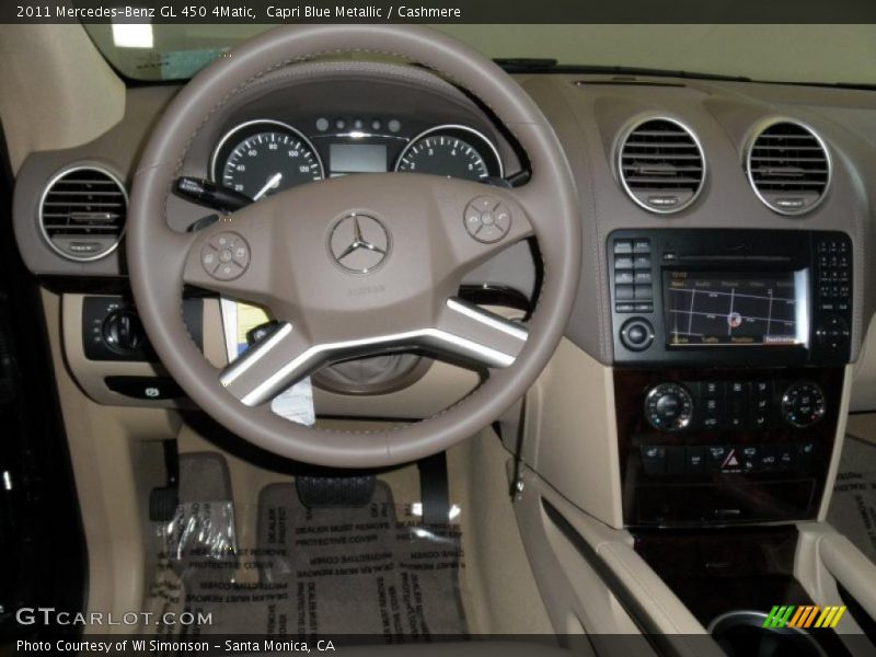 Capri Blue Metallic / Cashmere 2011 Mercedes-Benz GL 450 4Matic