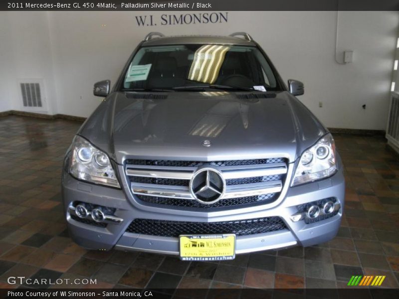 Palladium Silver Metallic / Black 2011 Mercedes-Benz GL 450 4Matic