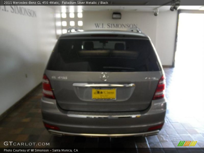 Palladium Silver Metallic / Black 2011 Mercedes-Benz GL 450 4Matic
