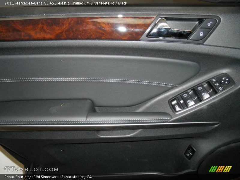 Palladium Silver Metallic / Black 2011 Mercedes-Benz GL 450 4Matic
