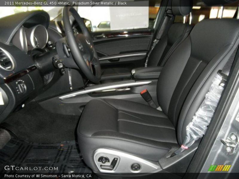 Palladium Silver Metallic / Black 2011 Mercedes-Benz GL 450 4Matic