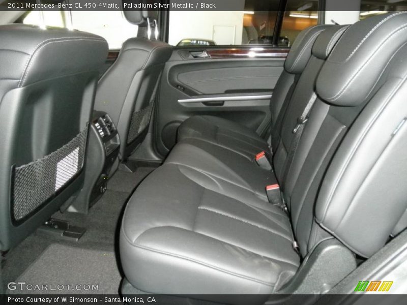 Palladium Silver Metallic / Black 2011 Mercedes-Benz GL 450 4Matic