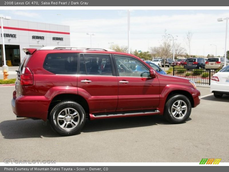 Salsa Red Pearl / Dark Gray 2008 Lexus GX 470