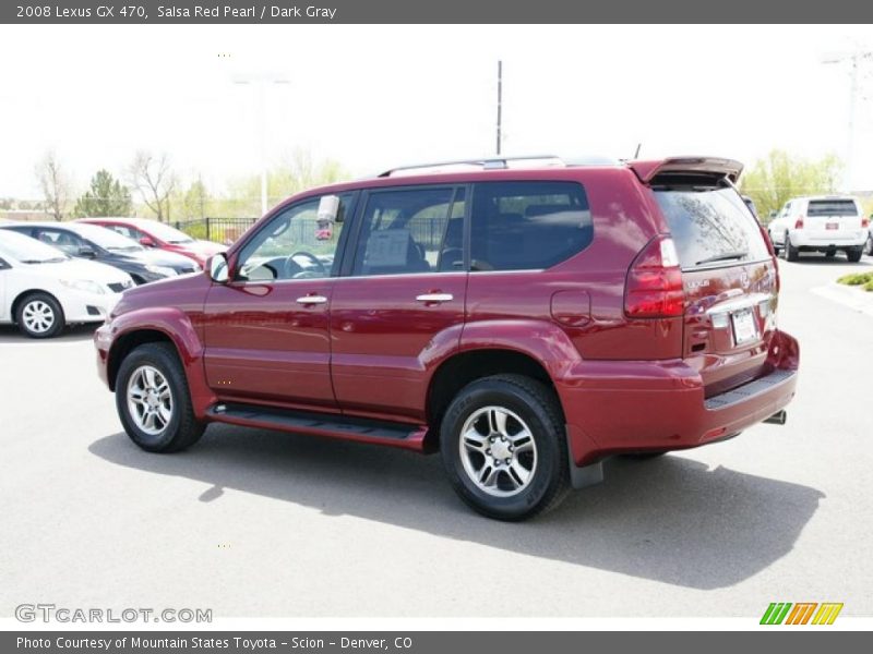 Salsa Red Pearl / Dark Gray 2008 Lexus GX 470