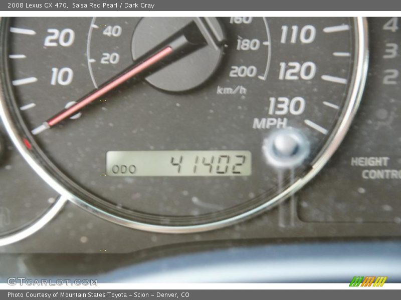Salsa Red Pearl / Dark Gray 2008 Lexus GX 470