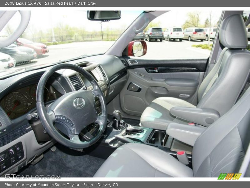 Salsa Red Pearl / Dark Gray 2008 Lexus GX 470
