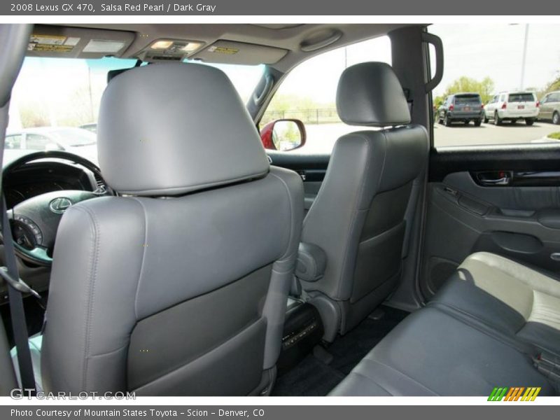 Salsa Red Pearl / Dark Gray 2008 Lexus GX 470