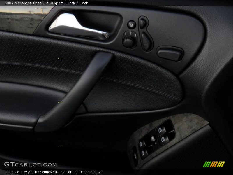 Black / Black 2007 Mercedes-Benz C 230 Sport