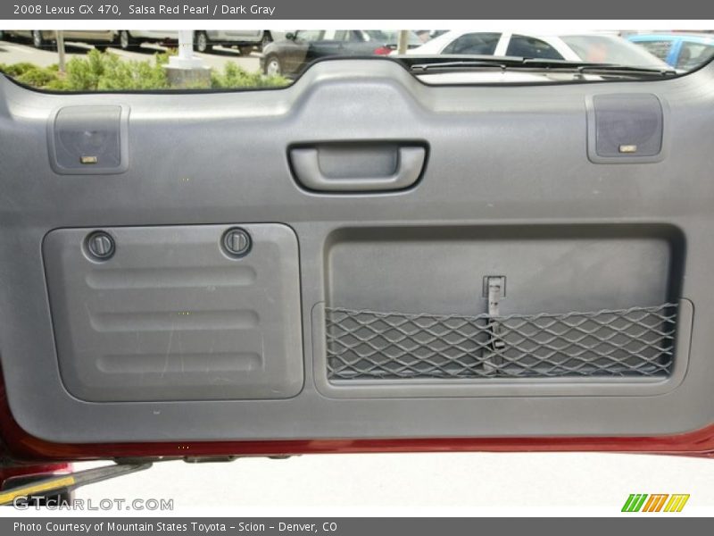 Salsa Red Pearl / Dark Gray 2008 Lexus GX 470