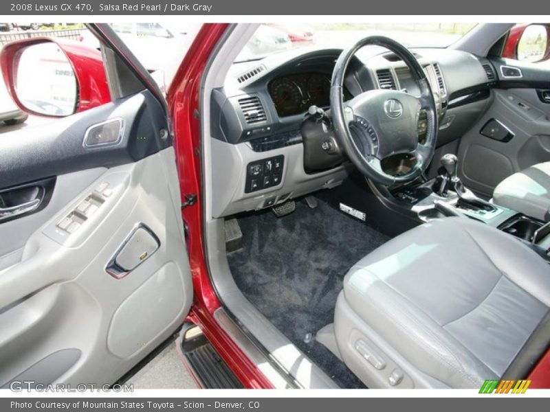 Salsa Red Pearl / Dark Gray 2008 Lexus GX 470
