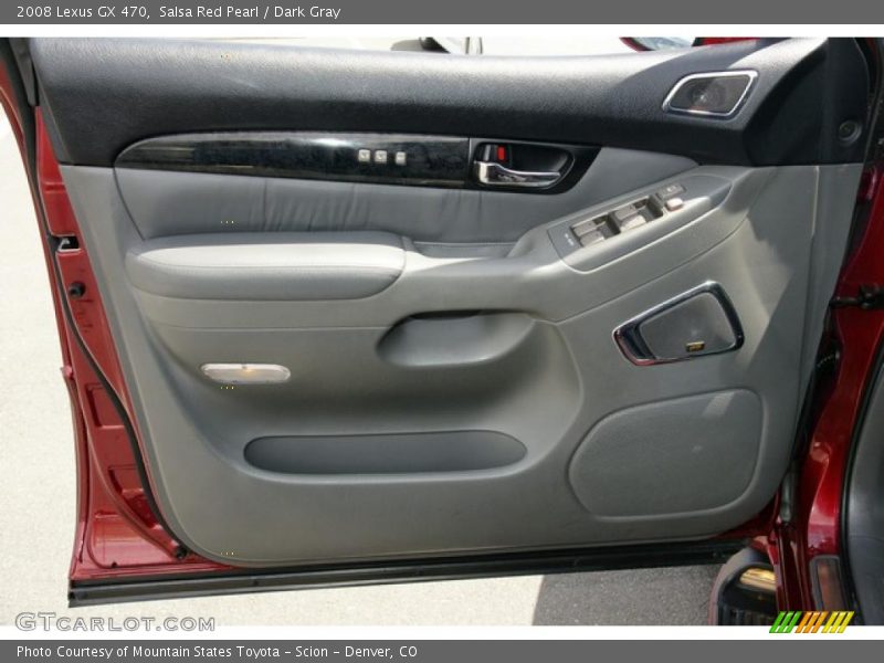 Salsa Red Pearl / Dark Gray 2008 Lexus GX 470