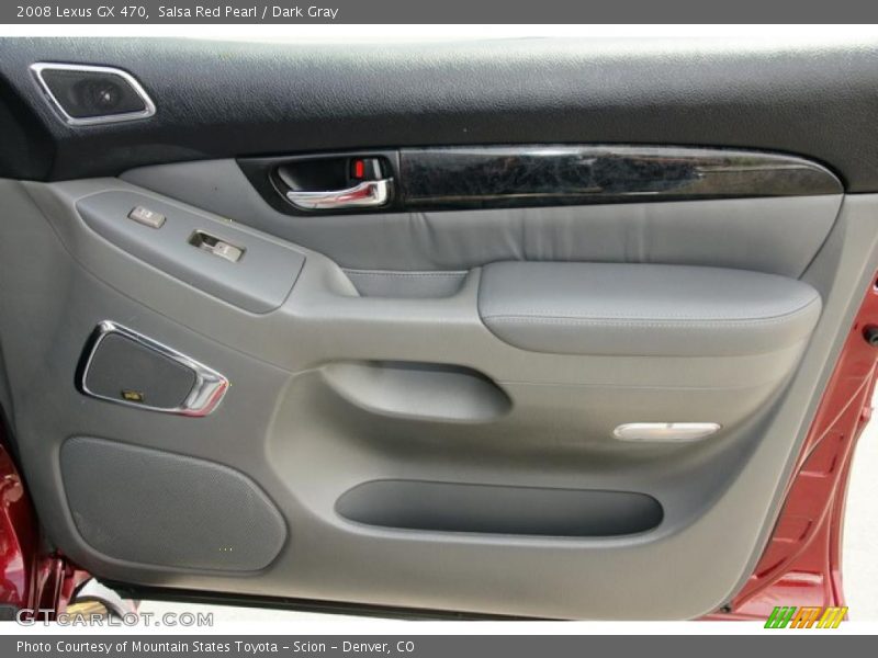 Salsa Red Pearl / Dark Gray 2008 Lexus GX 470