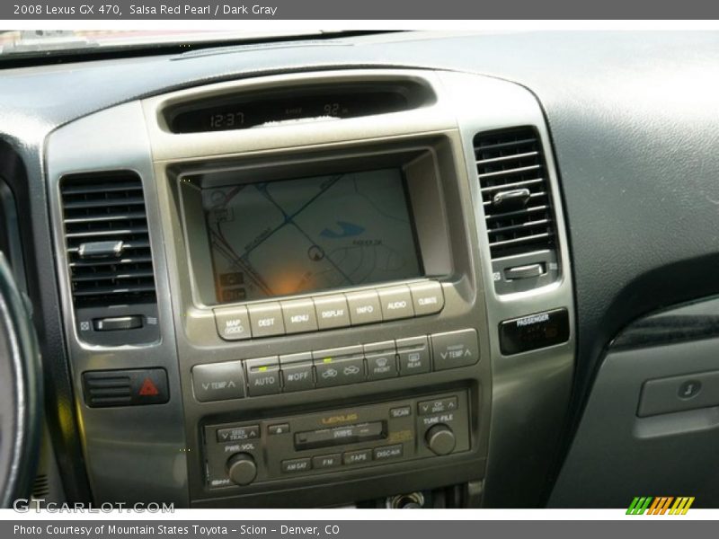 Salsa Red Pearl / Dark Gray 2008 Lexus GX 470