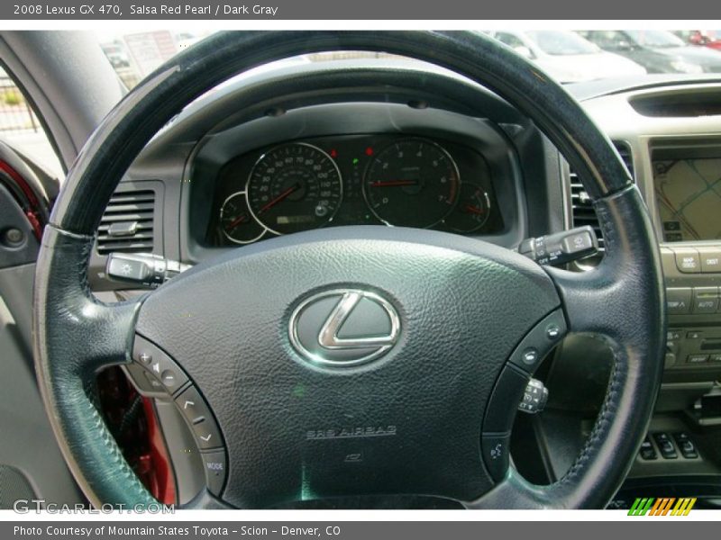 Salsa Red Pearl / Dark Gray 2008 Lexus GX 470