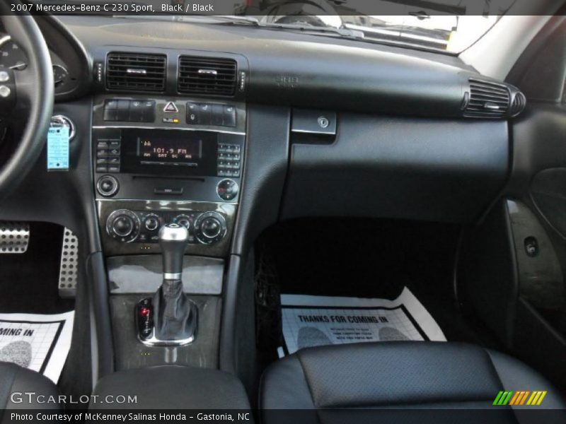 Black / Black 2007 Mercedes-Benz C 230 Sport