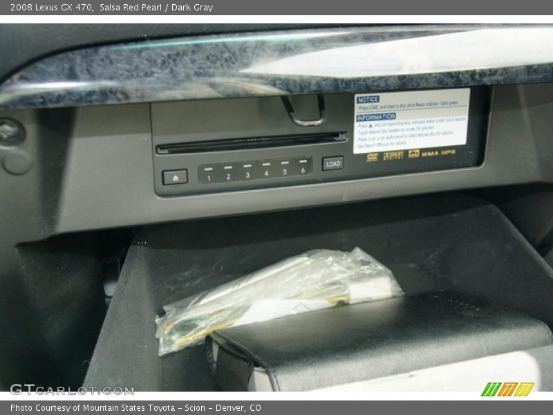 Salsa Red Pearl / Dark Gray 2008 Lexus GX 470