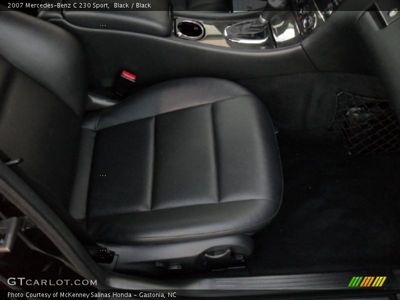 Black / Black 2007 Mercedes-Benz C 230 Sport