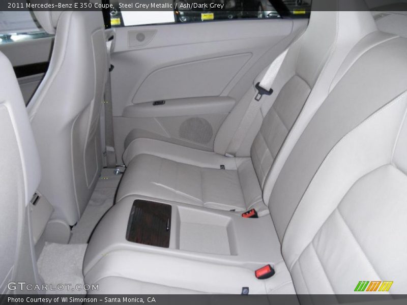 Steel Grey Metallic / Ash/Dark Grey 2011 Mercedes-Benz E 350 Coupe